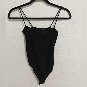 Missguided black bodysuit us 6